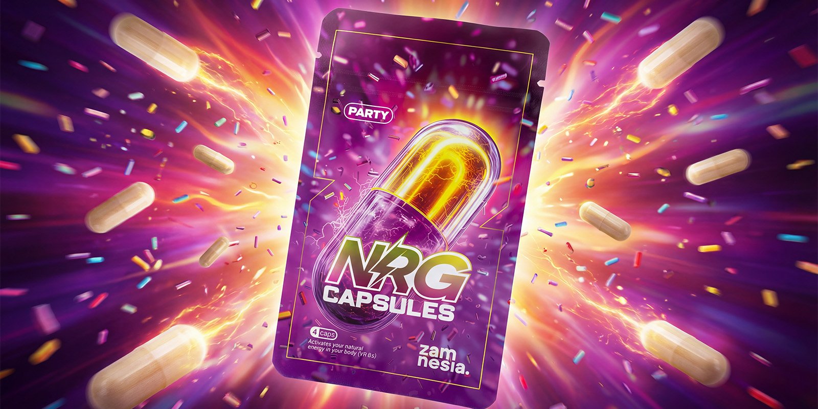 Zamnesia NRG – Natural Party Capsules avec extraits botaniques Zamnesia NRG – Natural Party Capsules avec extraits botaniques