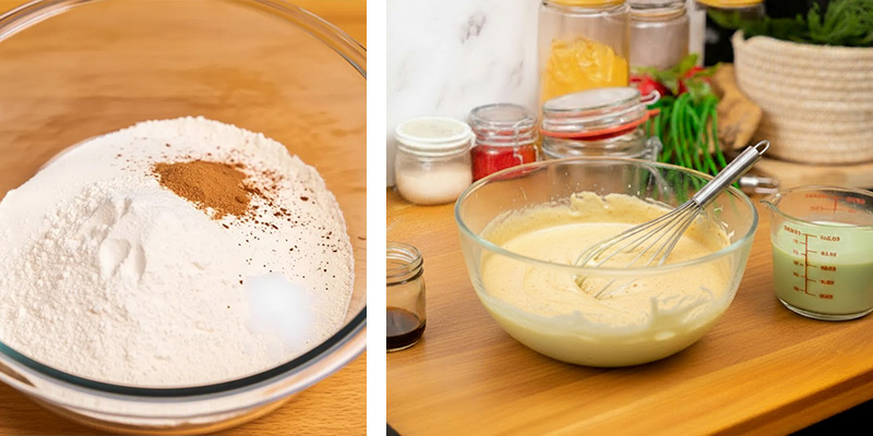 Combinez les ingrédients secs