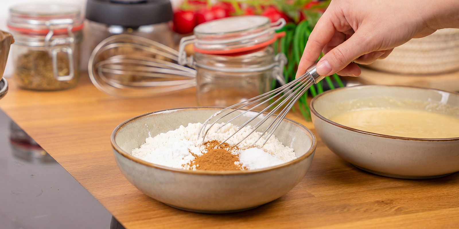 Combinez les ingrédients secs