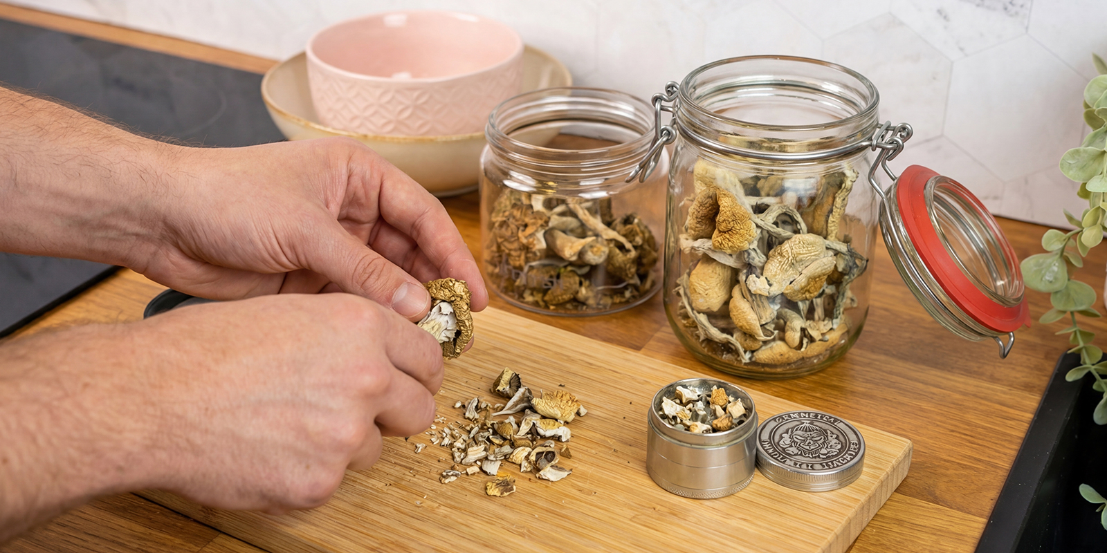 Préparer les champignons