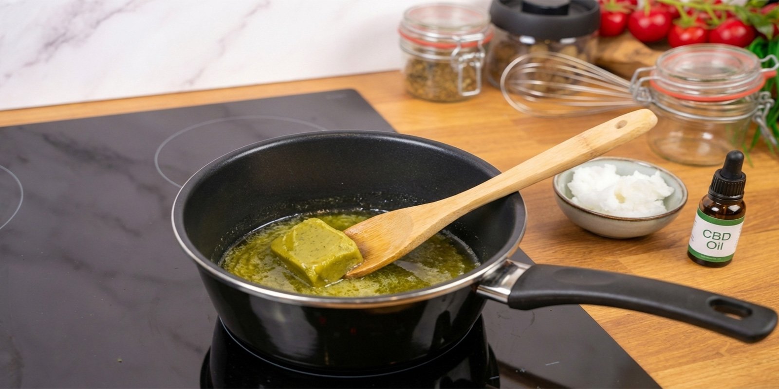 Faites fondre le beurre infusé