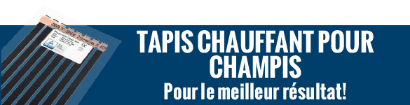 Tapis chauffant pour champis Tapis chauffant pour champis