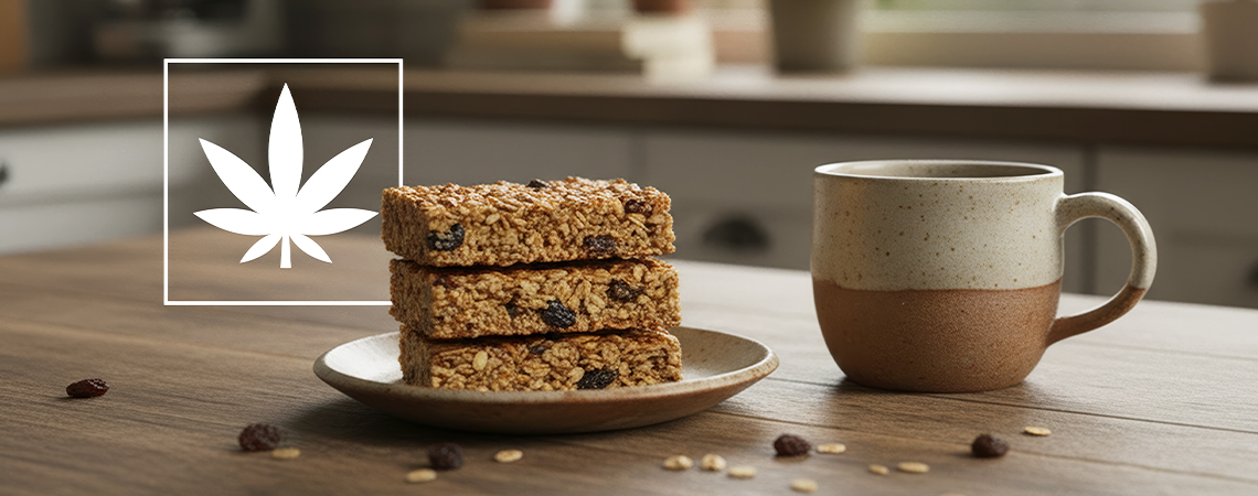 Barres de granola au cannabis (sans gluten)