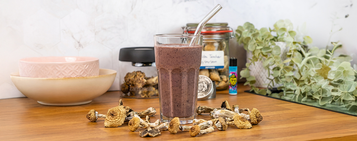 Smoothie aux champignons magiques : recette légère et rapide