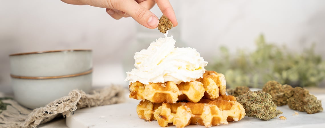 Comment faire des gaufres au cannabis ?